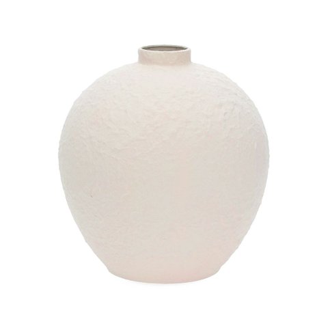 Vaso em Metal Branco 18964 Mart