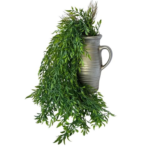 Kit 9 Pendentes de Capim Artificial Premium 75cm Elegância e Alto Realismo para Decoração