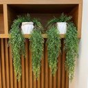 Ver mais imagens de Kit 9 Pendentes de Capim Artificial Premium 75cm Elegância e Alto Realismo para Decoração