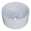 Ver imagem 1 de Cuba Pia para Banheiro Redonda 26cm Celine C08 Branco Granit - Mpozenato