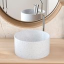 Ver imagem 6 de Cuba Pia para Banheiro Redonda 26cm Celine C08 Branco Granit - Mpozenato