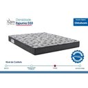 Ver imagem 4 de Cama Box Viúva: Colchão Ortopédico Ortobom D45 Iso 150 Mega Firme + Base Crc Suede Brown (128x188