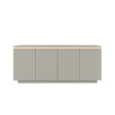 Ver imagem 3 de Buffet Luminus 4 Portas C/led Mavaular Naturalle/off White