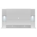 Ver imagem 7 de Painel com Suporte TV 60" e 2 Leds Vegas Multimóveis V3677 Branco
