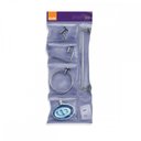 Ver imagem 3 de Kit acessório Porta toalha + saboneteira + porta papel 5 peças Civitt