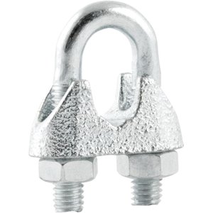 Clips p/ Cabo de Aço 5/16''7,94 mm com 10 peças Vonder