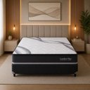 Ver imagem 2 de Colchão King Sr Life Comfort Plus Molas Ensacadas Espuma D45 193x203x28cm Cinza