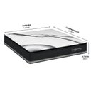 Ver imagem 3 de Colchão King Sr Life Comfort Plus Molas Ensacadas Espuma D45 193x203x28cm Cinza