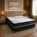 Ver imagem 5 de Colchão King Sr Life Comfort Plus Molas Ensacadas Espuma D45 193x203x28cm Cinza