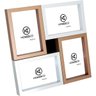HOME&CO MAGNA PORTA-RETRATOS 30x30x3cm PLÁSTICO COBRE 4 FOTOS - 1