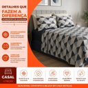 Ver imagem 6 de Jogo de Cama Casal Sultan Realce Premium 140 Fios 4 Peças Lençol com Elástico Nico