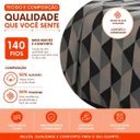 Ver imagem 5 de Jogo de Cama Casal Sultan Realce Premium 140 Fios 4 Peças Lençol com Elástico Nico
