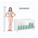 Ver imagem 6 de Berço Multifuncional 3x1+ Cômoda Ditália Bbi-51 Dm-240 Cor:branco