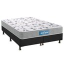Ver imagem 1 de Cama Box Queen: Colchão Espuma Probel D45 Guarda Costas Plus + Base CRC Suede Gray(158x198)