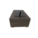 Ver mais imagens de Lareira Ecológica Preto Carvalho 60 Cm Rodízios Álcool Etanol