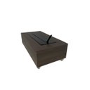 Ver imagem 3 de Lareira Ecológica Preto Carvalho 60 Cm Rodízios Álcool Etanol