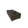 Lareira Ecológica Preto Carvalho 60 Cm Rodízios Álcool Etanol - 3