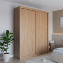 Ver imagem 1 de Guarda-Roupa 100% MDF Montclair 2 Portas de Correr