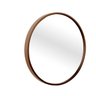 Espelho Grande Redondo Moldura Metal Decorativo 80x80cm Luxo - 4