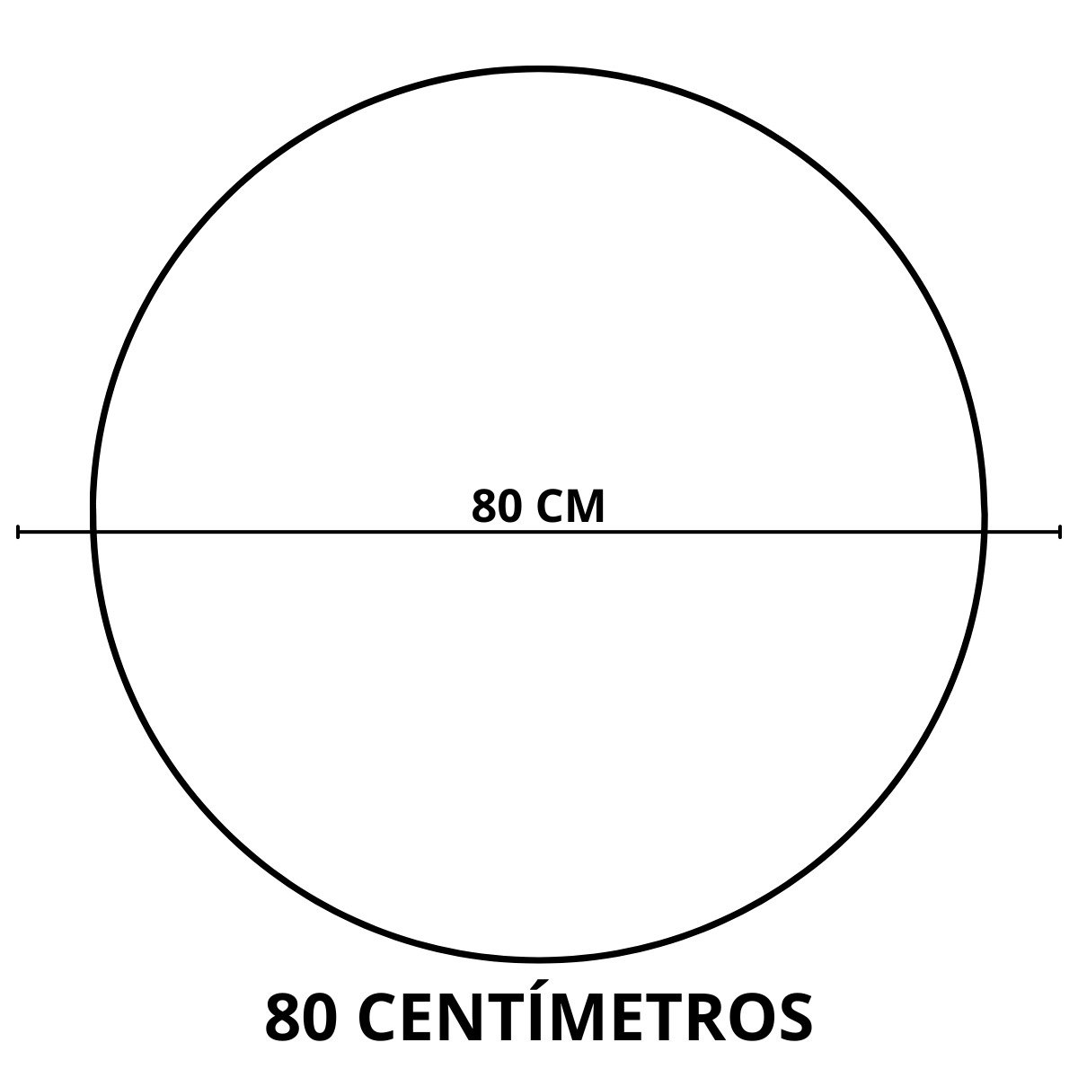 Espelho Grande Redondo Moldura Metal Decorativo 80x80cm Luxo Marrom - 3