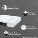 Ver imagem 3 de Colchão na Caixa Embalado a Vácuo Musk Casal Ortopédico 138X188 Espuma D28 Branco/Chumbo G90 - Gran