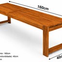Ver imagem 3 de Banco Rustico de Jardim Baren 3 Lugares Yescasa
