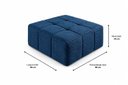 Ver imagem 4 de Puff para Sala de Estar Bouclé Azul