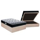 Ver imagem 1 de Cama Box Baú Casal: Colchão Anatômico Probel D33 / Ep Tech1500 Double Face + Base Clean(138x188)