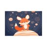 Painel De Tecido Sublimado Raposinha No Espaço - 1
