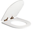 Ver imagem 2 de Assento Poliester Soft Close Antimicrobiano Link Lk Ferragem Rose Gold P/ Vaso Deca