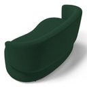 Ver imagem 6 de Poltrona Namoradeira Aisha 02 Lugares Orgânica Bouclê Verde - Desk Design