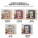 Ver imagem 7 de Guarda Roupa Portatil Armario Sapateira Prateleiras Organizador Brinquedos Quarto Praia Cabideiro