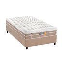 Ver imagem 1 de Conjunto Box Solteiro: Colchão Molas Castor Ensacadas Silver Star Air + Base Crc Suede Clean (