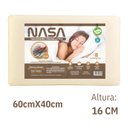 Ver imagem 2 de Kit2 Travesseiro Grande Antialérgico Viscoelástico Nasa 16cm