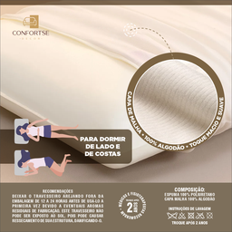 Kit2 Travesseiro Grande Antialérgico Viscoelástico Nasa 16cm - 5