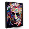 Quadro Grande Decoração Home Office Elegante Moderno Revenda:Albert Einstein Abstract Marcas - 1