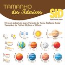 Ver imagem 2 de Adesivo de Parede Sistema Solar Planetário Decorativo Infantil