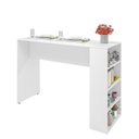 Ver imagem 5 de Bancada Cozinha Americana Gourmet com Prateleiras Netmobil - Branco