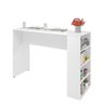 Bancada Cozinha Americana Gourmet com Prateleiras Netmobil - Branco - 5