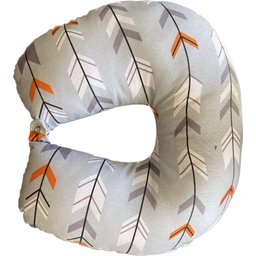 Almofada de Pescoço Premium Cor:flechas Cinza - 3