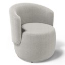 Ver imagem 1 de Poltrona Decorativa Aisha Orgânica Bouclê Bege - Desk Design