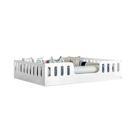 Cama Casal Infant Montessoriana Helo Branco