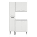 Ver imagem 5 de Conjunto Lavanderia Multiuso Armário e Balcão Multimóveis MP5020 Branco