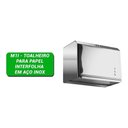 Ver imagem 2 de 18 Un Porta Papel Toalha Inox Toalheiro Cozinha ou Banheiro Cor:cinza