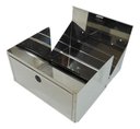 Ver imagem 5 de 18 Un Porta Papel Toalha Inox Toalheiro Cozinha ou Banheiro Cor:cinza