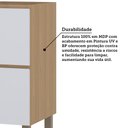 Ver imagem 4 de Balcão de Cozinha 80cm 1 Porta e 1 Gaveta sem Tampo Slim Luciane Móveis