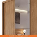 Ver imagem 5 de Guarda-roupa Casal 100% Mdf 3 Portas de Correr com Espelho 6 Gavetas Natus Novo Horizonte Cumaru