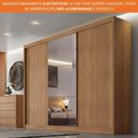Ver imagem 7 de Guarda-roupa Casal 100% Mdf 3 Portas de Correr com Espelho 6 Gavetas Natus Novo Horizonte Cumaru