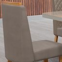 Ver imagem 5 de Conjunto 2 Cadeiras Estofadas para Mesa de Jantar Naturale Olimpic Bom Pastor