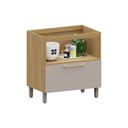 Ver imagem 3 de Balcão de Cozinha 80cm 1 Porta 1 Gaveta Elegance Luciane Móveis